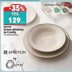 Biedronka AMBITION Zestaw obiadowy na 4 osoby oferta