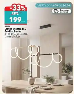 Biedronka Lampa wisząca LED Goldlux Emma oferta