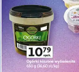 Auchan Ogórki kiszone wyśmienite oferta