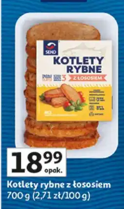 Auchan Kotlety rybne z łososiem oferta