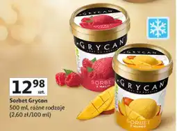 Auchan Sorbet Grycan oferta