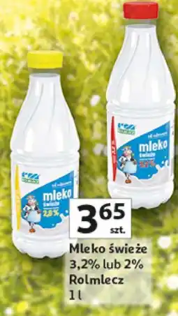 Auchan Mleko świeże 3,2% lub 2% oferta
