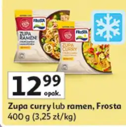 Auchan Zupa curry lub ramen, Frosta oferta