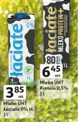 Auchan Mleko UHT łaciate 0% tł oferta
