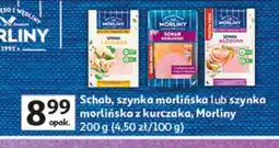 Auchan Schab, szynka morlińska lub szynka morlińska z kurczaka, Morliny oferta