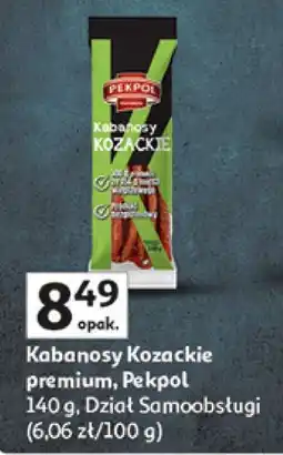 Auchan Kabanosy Kozackie premium, Pekpol oferta
