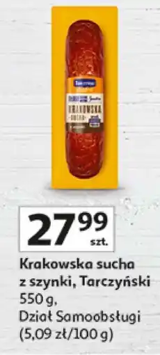 Auchan Krakowska sucha z szynki Tarczyński oferta