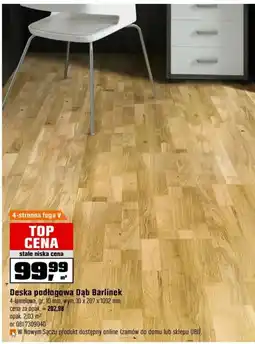 OBI Deska podłogowa Dąb Barlinek oferta