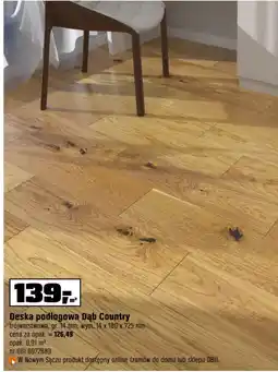 OBI Deska podłogowa Dąb Country oferta