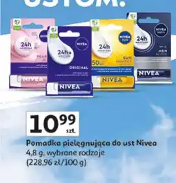 Auchan Pomadka pielęgnująca do ust Nivea oferta