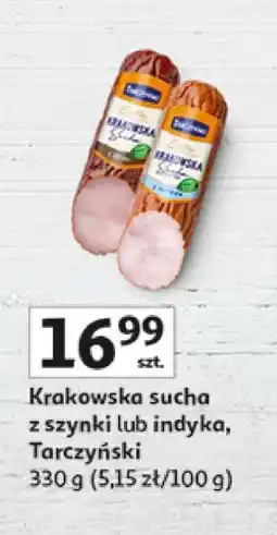 Auchan Krakowska sucha z szynki lub indyka, Tarczyński oferta