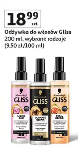 Auchan Odżywka do włosów Gliss oferta