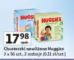 Auchan Chusteczki nawilżane Huggies oferta