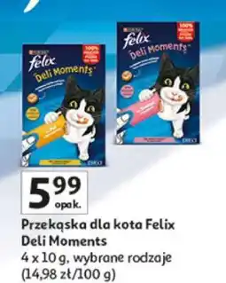 Auchan Przekąska dla kota Felix Deli Moments oferta