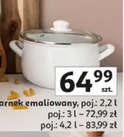 Auchan Garnek emaliowany oferta