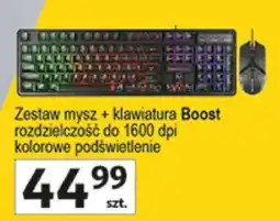 Auchan Zestaw mysz + klawiatura Boost oferta