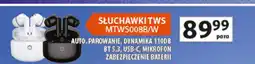 Auchan SŁUCHAWKI TWS MTWS008B/W oferta