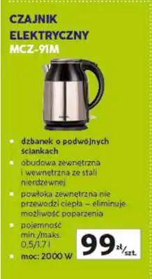 Auchan CZAJNIK ELEKTRYCZNY MCZ-91M oferta