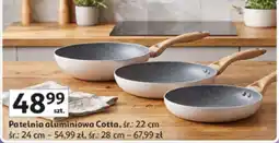 Auchan Patelnia aluminiowa Cotta, śr.: 22 cm oferta