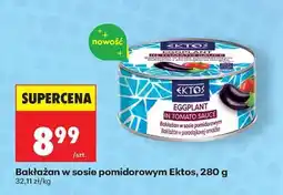 Biedronka Bakłażan w sosie pomidorowym Ektos, 280 g oferta