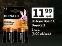 Auchan Baterie basic C Duracell oferta