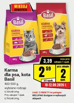 Premium Nasz Sklep Karma dla psa, kota Basil oferta