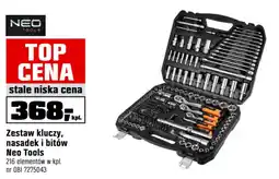 OBI Zestaw kluczy, nasadek i bitów Neo Tools oferta