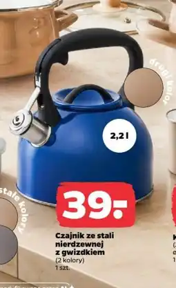 Netto Czajnik ze stali nierdzewnej z gwizdkiem oferta