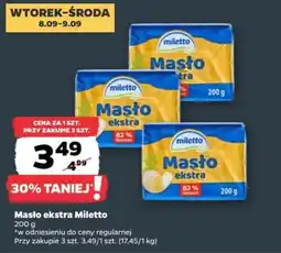 Netto Masło ekstra Miletto oferta