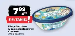 Netto Filety śledziowe w sosie śmietanowym Corsarro oferta