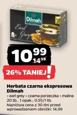 Netto Herbata czarna ekspresowa Dilmah oferta