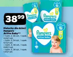 Netto Pieluchy dla dzieci Pampers Active Baby** oferta
