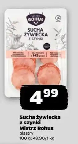 Netto Sucha żywiecka z szynki Mistrz Rohus oferta