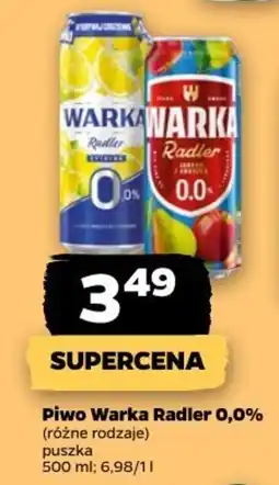 Netto Piwo Warka Radler 0,0% oferta