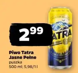 Netto Piwo Tatra Jasne Pełne oferta