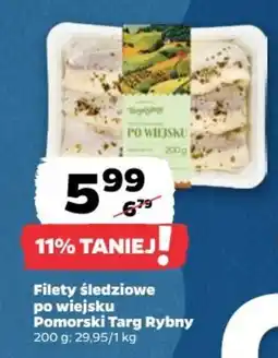 Netto Filety śledziowe po wiejsku Pomorski Targ Rybny oferta