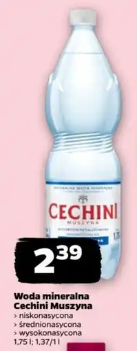 Netto Woda mineralna Cechini Muszyna oferta