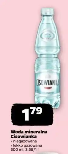 Netto Woda mineralna Cisowianka oferta