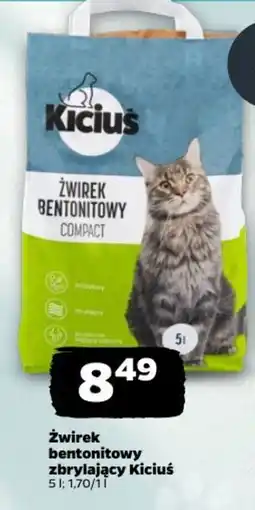 Netto Żwirek bentonitowy zbrylający Kiciuś oferta