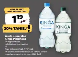 Netto Woda mineralna Kinga Pienińska oferta
