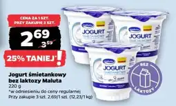 Netto Jogurt śmietankowy bez laktozy Maluta oferta