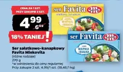 Netto Ser sałatkowo-kanapkowy Favita Mlekovita oferta