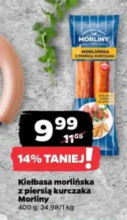 Netto Kiełbasa morlińska z piersią kurczaka Morlina oferta