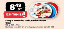 Netto Filety z makreli w sosie pomidorowym Graal oferta
