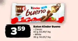 Netto Baton Kinder Bueno oferta