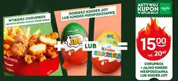 Żabka Chrupbox + Jajko Kinder Niespodzianka lub Kinder Joy oferta