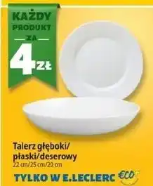 E.Leclerc Talerz deserowy 20 cm oferta