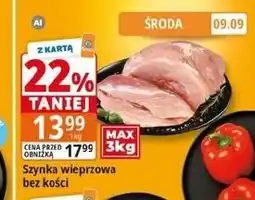 E.Leclerc Szynka wieprzowa bez kości oferta