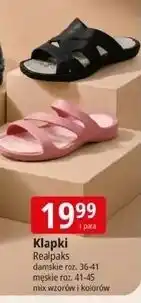 E.Leclerc Klapki męskie 41-45 Realpaks oferta