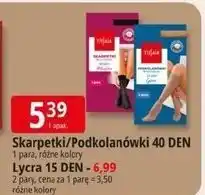 E.Leclerc Podkolanówki damskie 15 den Tissaia oferta